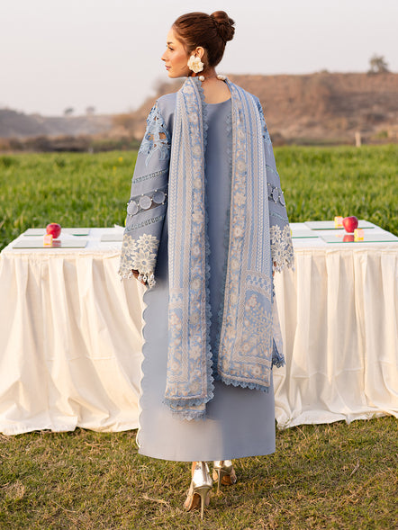 Parishay | Shangrila Summer Edit 25 | SHG - 10 S Blue Gray Lawn