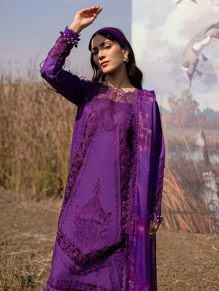 Parishay | Shangrila Summer Edit 25 | SHG - 11 M Dark Purple Lawn