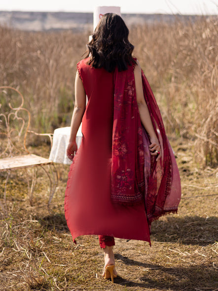 Parishay | Shangrila Summer Edit 25 | SHG - 12 S Red Lawn