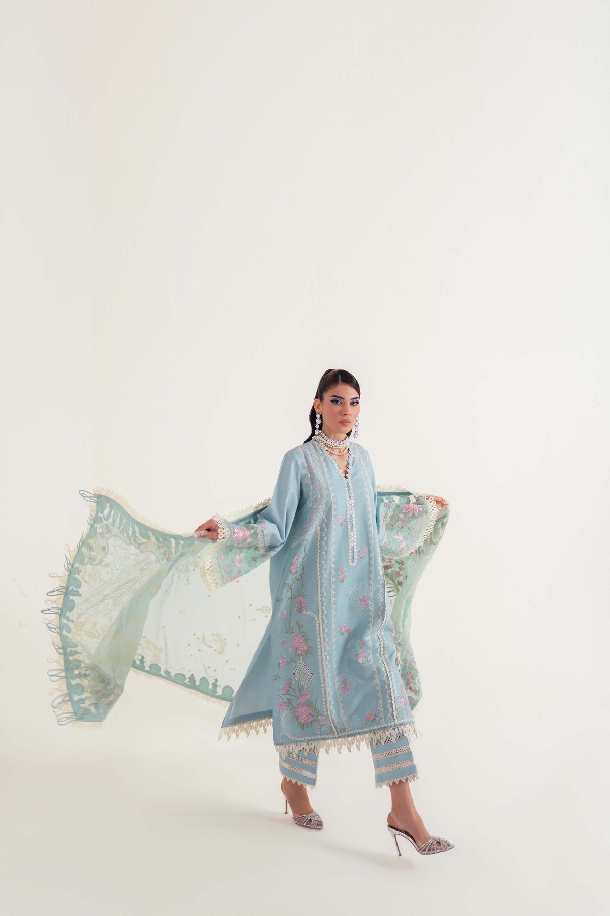 Sable Vogue | Luxury Lawn 25 | SL-06-25-V2 XL Light Blue Lawn