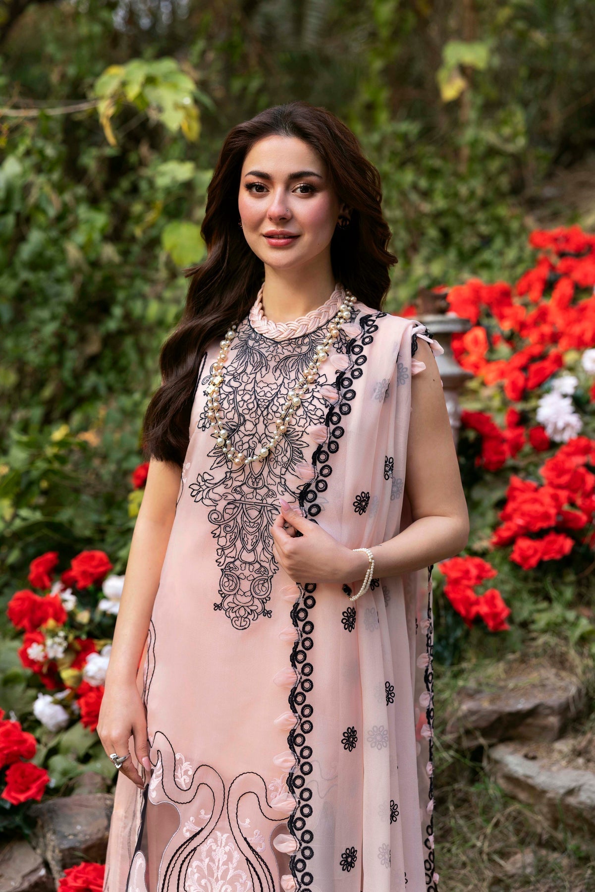 Sable Vogue | Luxury Formal 25 | SL-08-25-V1 L Peach Pink Net