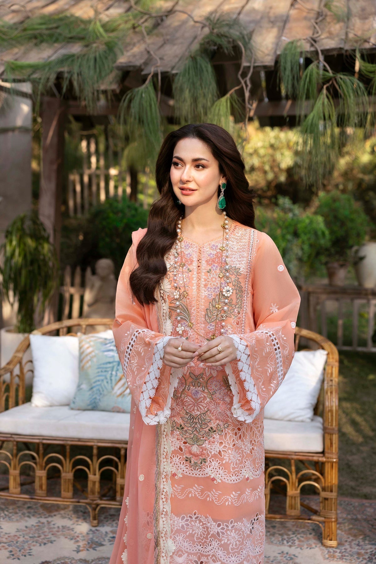Sable Vogue | Luxury Formal 25 | SL-10-25-V1 L Peach Lawn