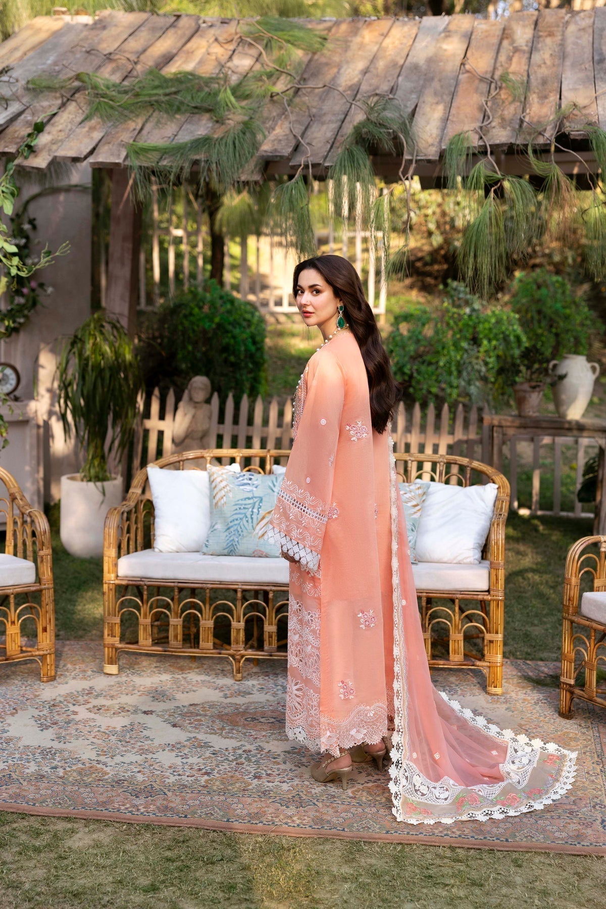 Sable Vogue | Luxury Formal 25 | SL-10-25-V1 S Peach Lawn