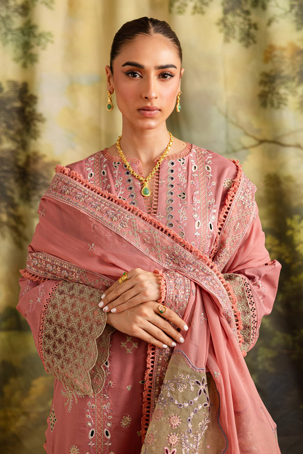 Marjjan | Guzel Lawn | SMC 207-B (Pink) - Pakistani Designer Dress - by Marjjan - Type : Ladies Clothes - 100% Original at Saira Sultan
