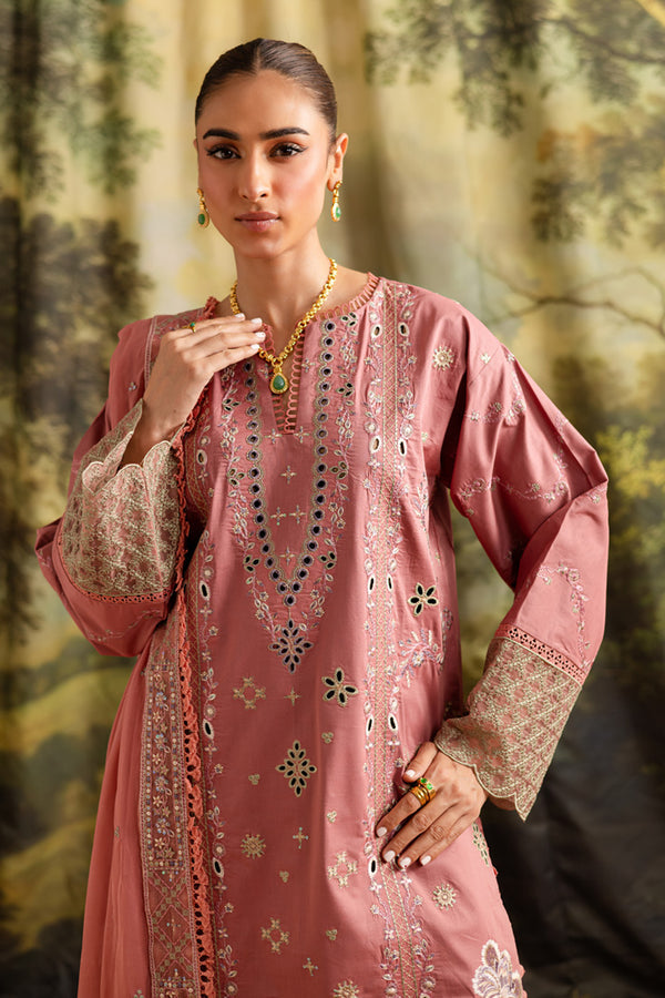 Marjjan | Guzel Lawn | SMC 207-B (Pink) - Pakistani Designer Dress - by Marjjan - Type : Ladies Clothes - 100% Original at Saira Sultan