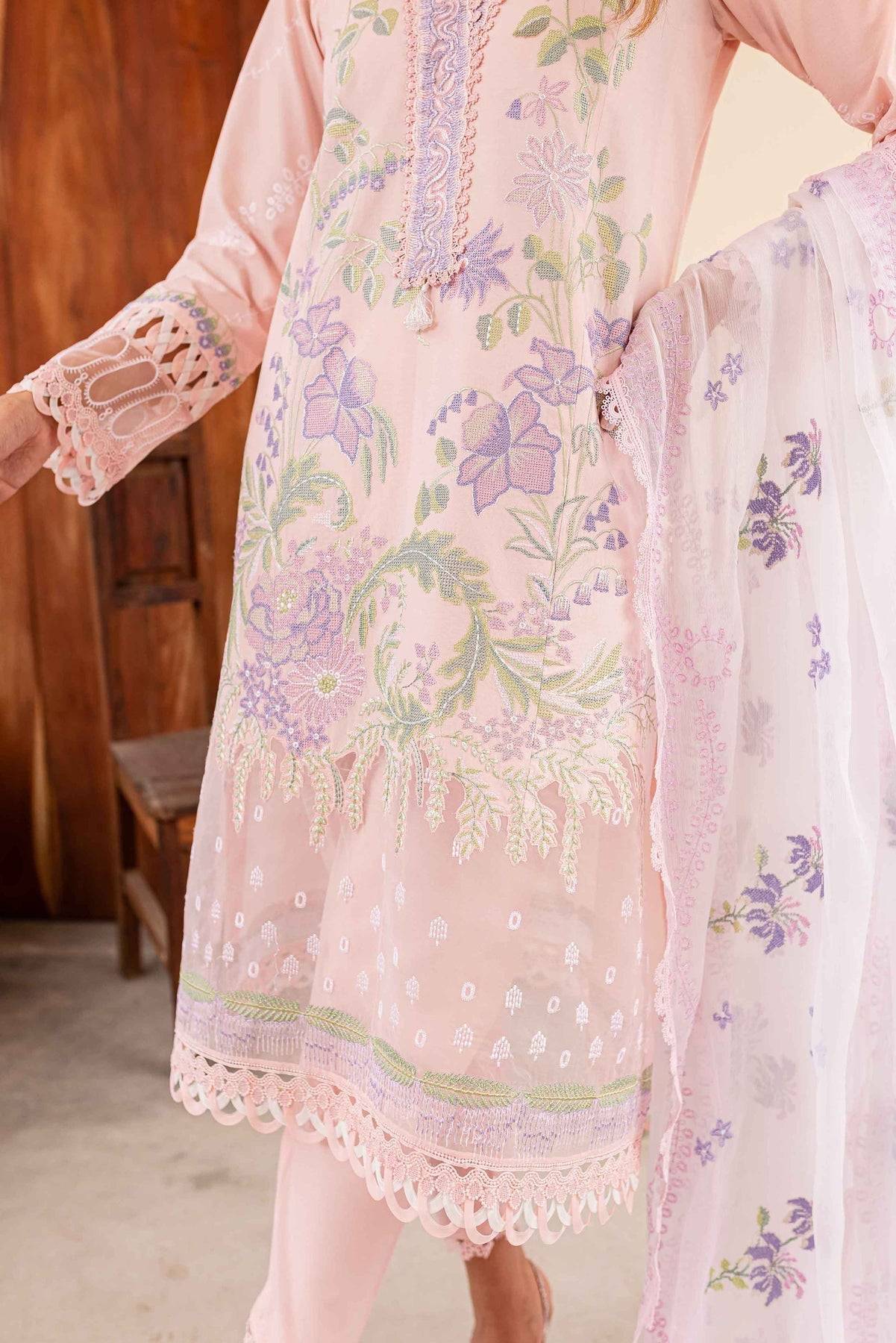 Sable Vogue | Shiree Lawn 24 | Rose Garden - Pakistani Designer Dress - by Sable Vogue | Type: Luxury - 100% Original at Saira Sultan