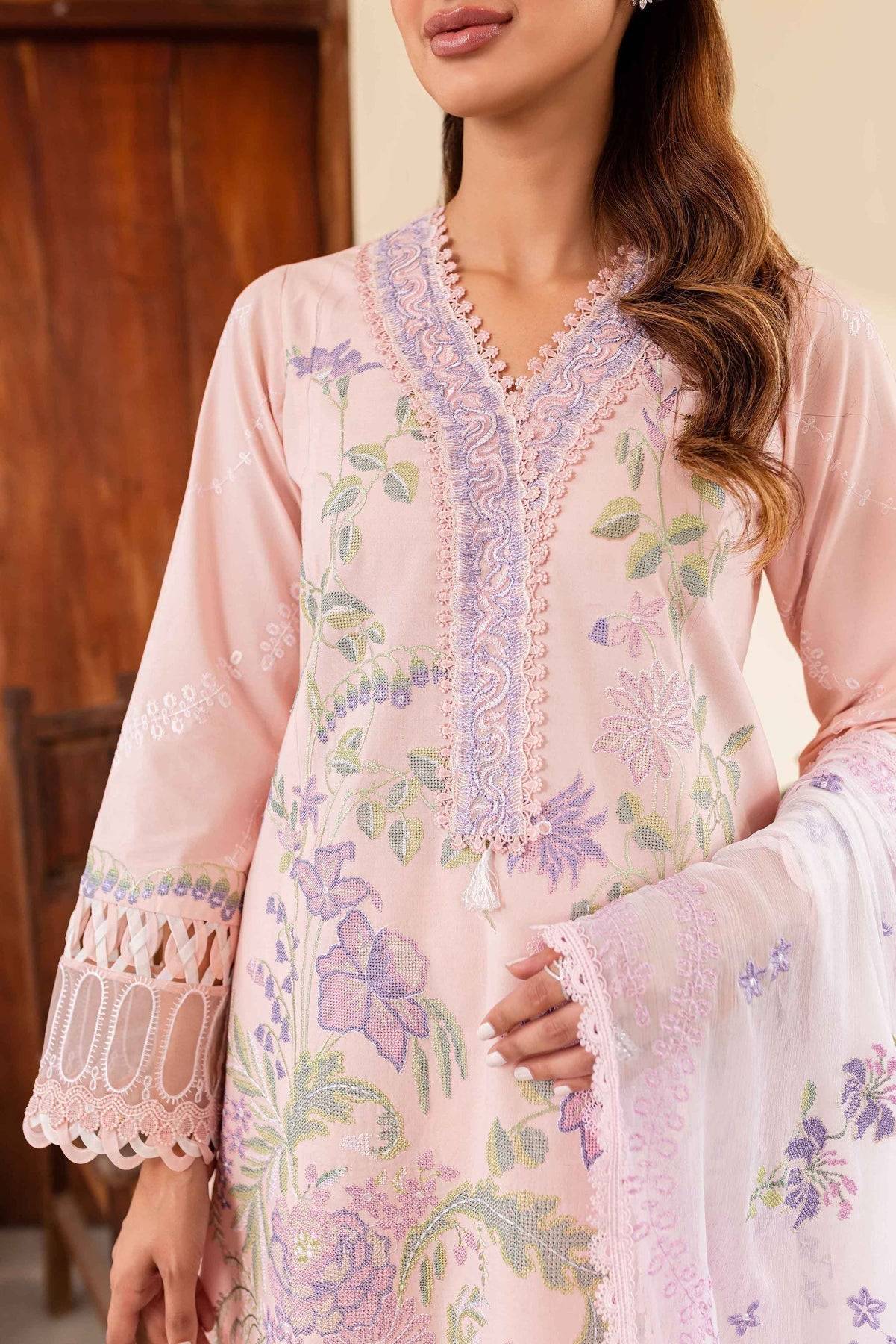 Sable Vogue | Shiree Lawn 24 | Rose Garden - Pakistani Designer Dress - by Sable Vogue | Type: Luxury - 100% Original at Saira Sultan