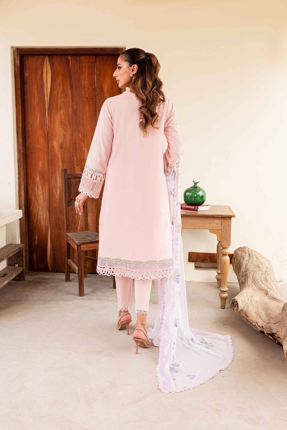 Sable Vogue | Shiree Lawn 24 | Rose Garden - Pakistani Designer Dress - by Sable Vogue | Type: Luxury - 100% Original at Saira Sultan