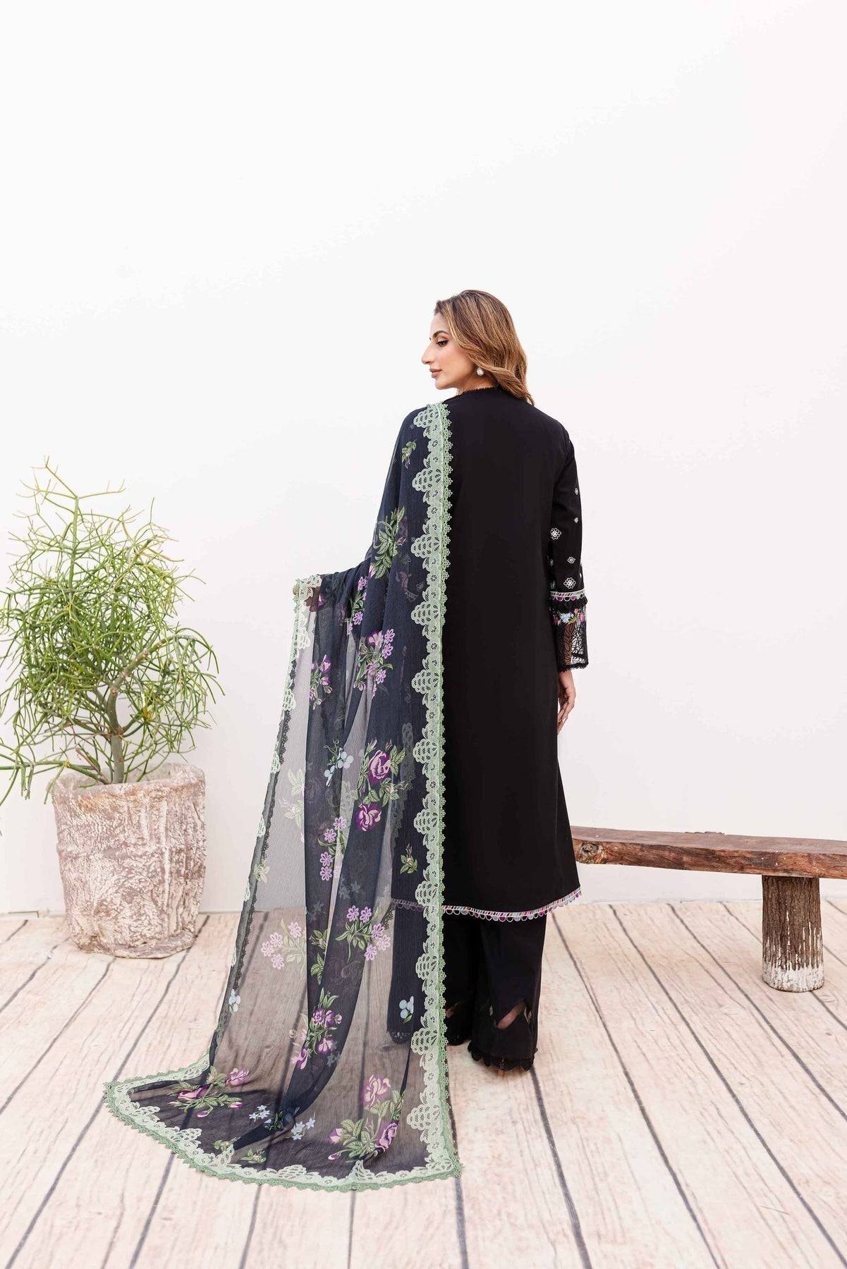 Sable Vogue | Shiree Lawn 24 | Aster - Pakistani Designer Dress - by Sable Vogue | Type: Luxury - 100% Original at Saira Sultan