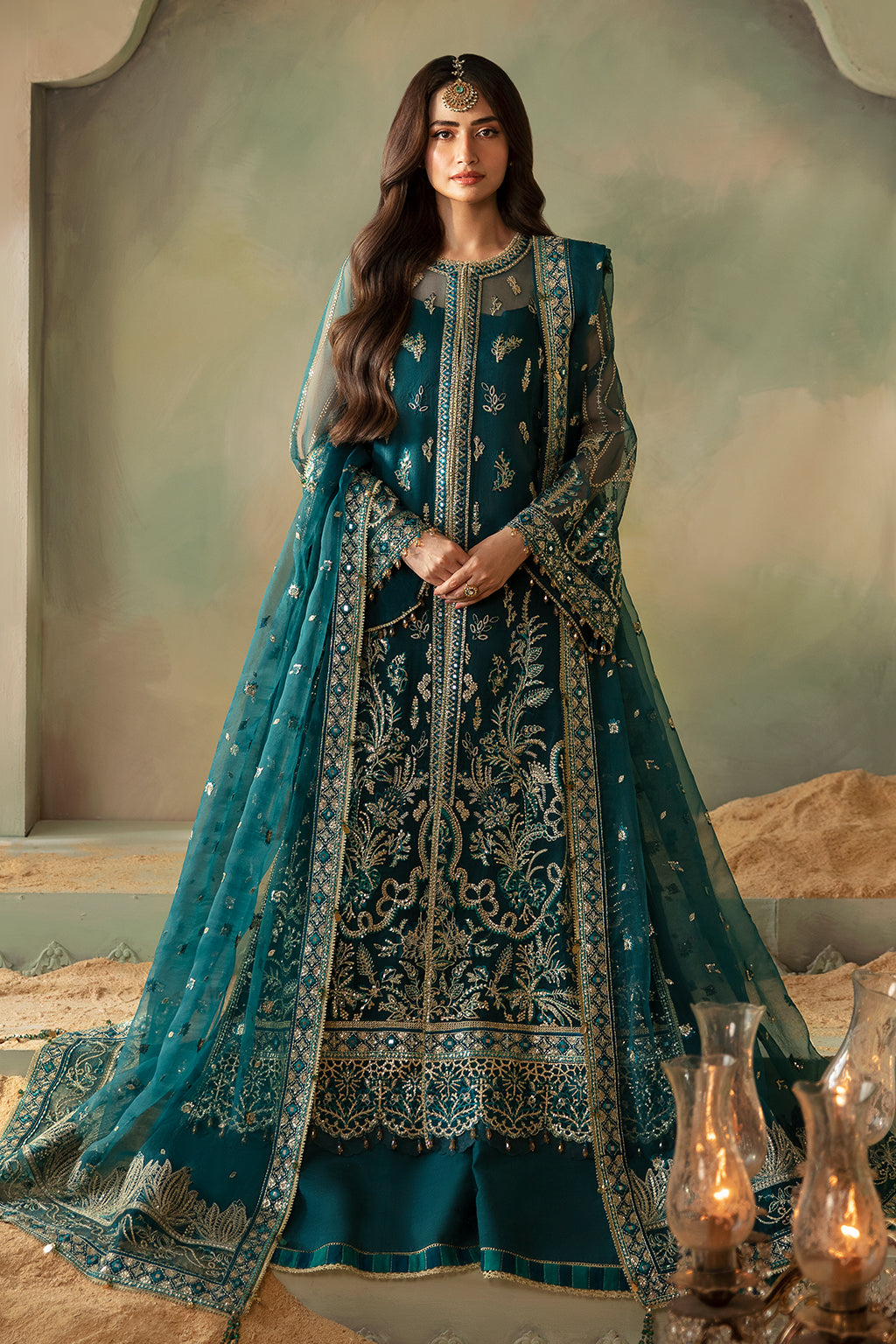 Saad Shaikh | Elana Wedding Formals | Soraya XS Zinc Organza