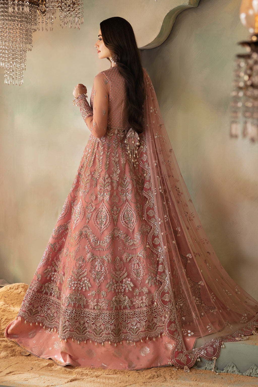 Saad Shaikh | Elana Wedding Formals | Aurelia S Pink Net