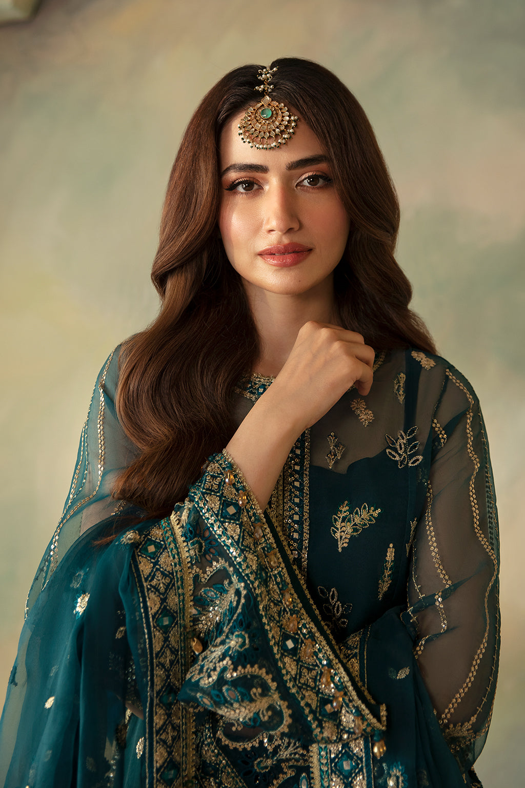 Saad Shaikh | Elana Wedding Formals | Soraya L Zinc Organza