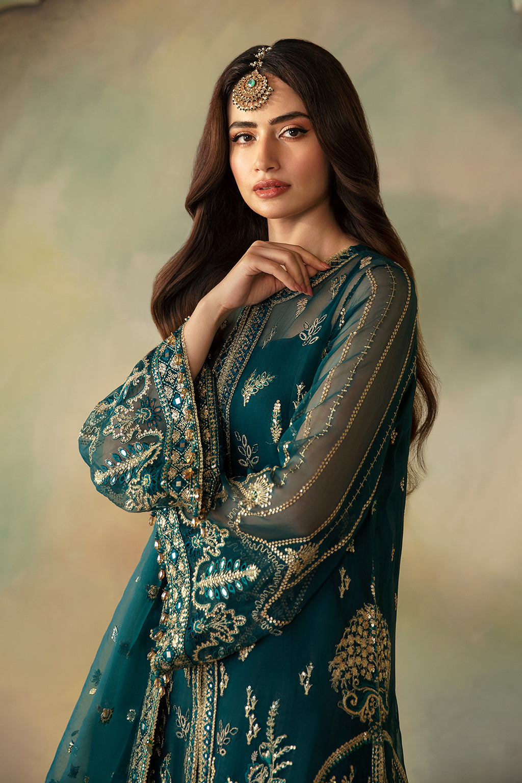 Saad Shaikh | Elana Wedding Formals | Soraya M Zinc Organza