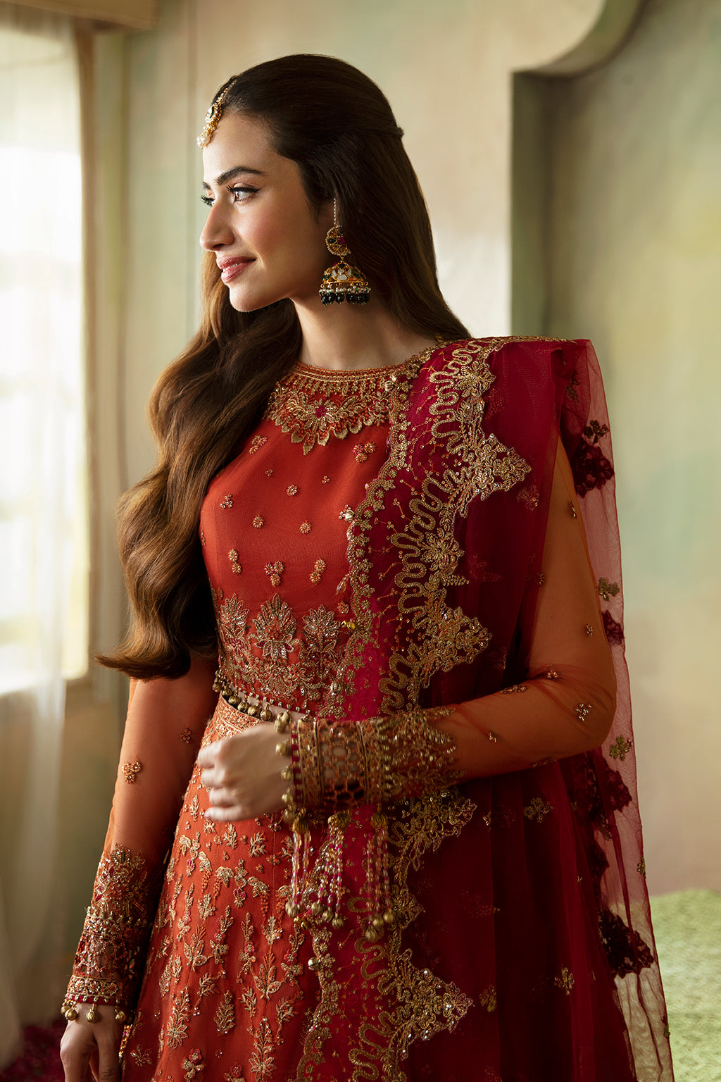 Saad Shaikh | Elana Wedding Formals |Raniya L Rust Net
