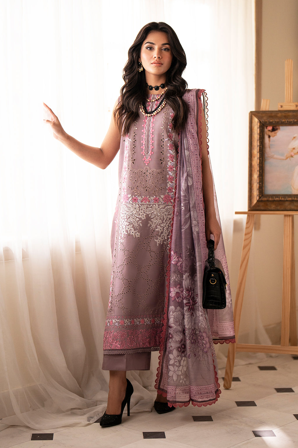 Saad Shaikh | Lumiere Winter | D-01 Celestial - Pakistani Designer Dress - by Saad Shaikh | Type: Ladies Clothes - 100% Original at Saira Sultan