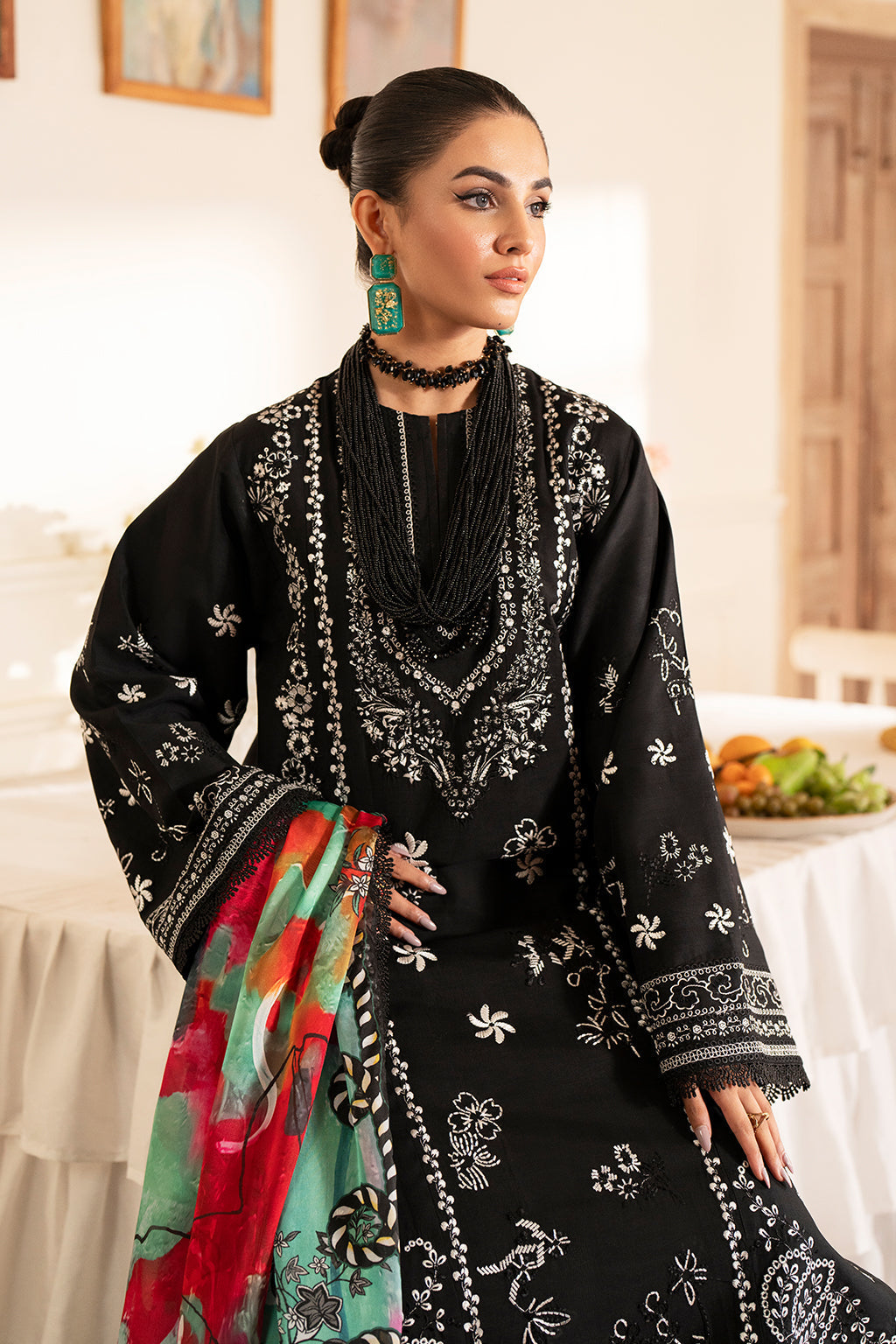 Saad Shaikh | Lumiere Winter | D-06 Seina - Pakistani Designer Dress - by Saad Shaikh | Type: Ladies Clothes - 100% Original at Saira Sultan
