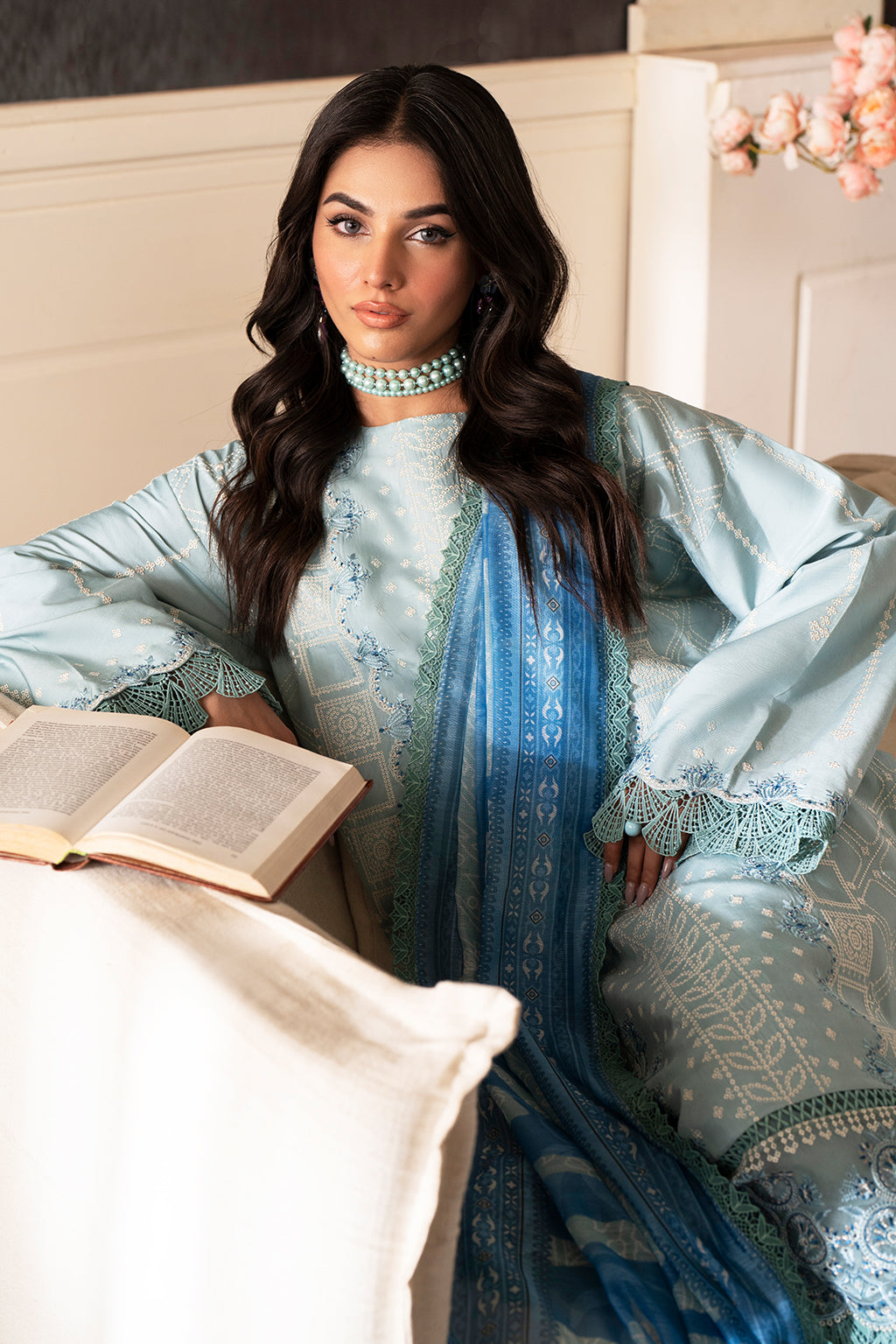 Saad Shaikh | Lumiere Winter | D-10 Ribera - Pakistani Designer Dress - by Saad Shaikh | Type: Ladies Clothes - 100% Original at Saira Sultan