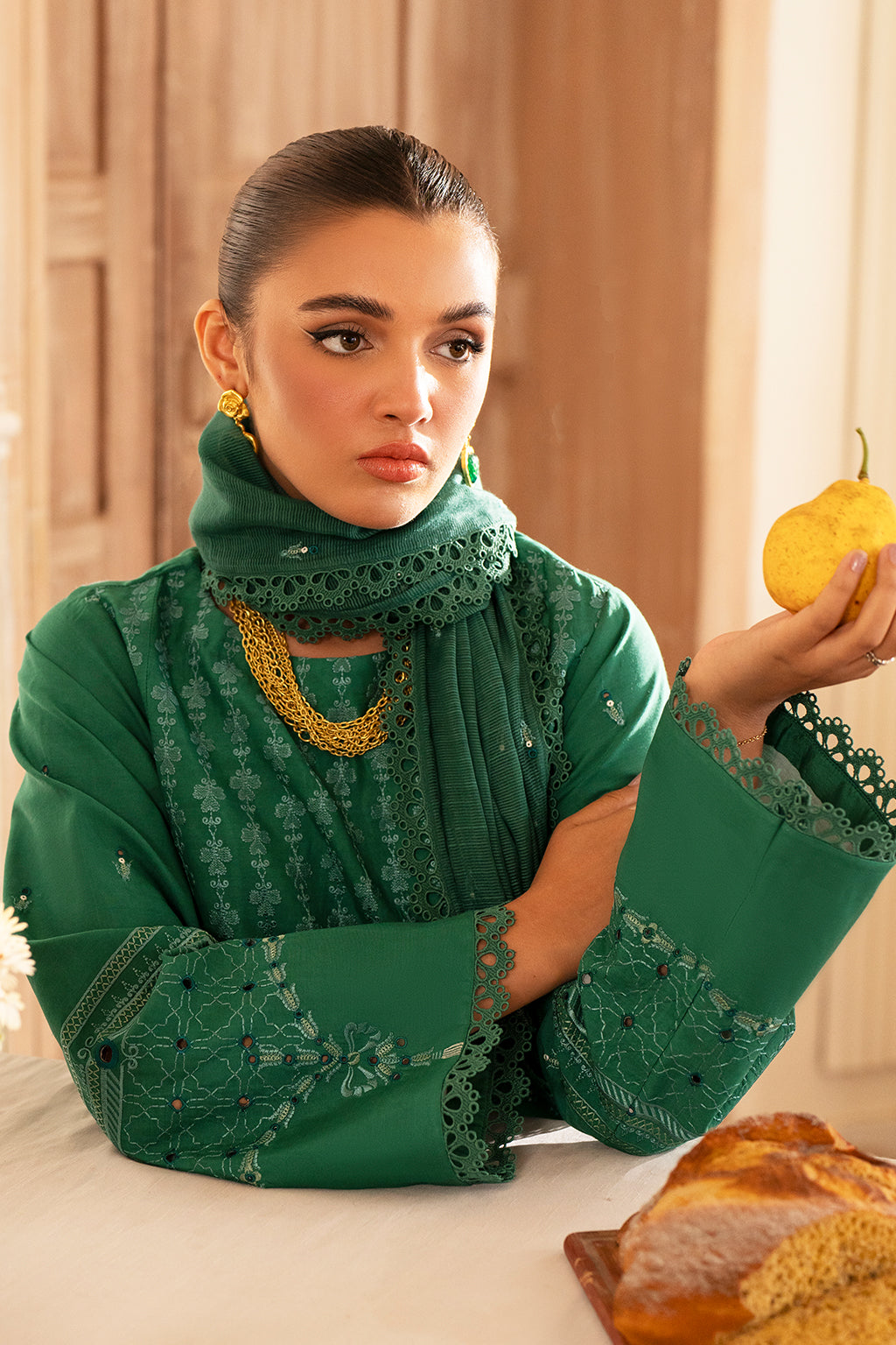 Saad Shaikh | Lumiere Winter | D-08 Opalo - Pakistani Designer Dress - by Saad Shaikh | Type: Ladies Clothes - 100% Original at Saira Sultan