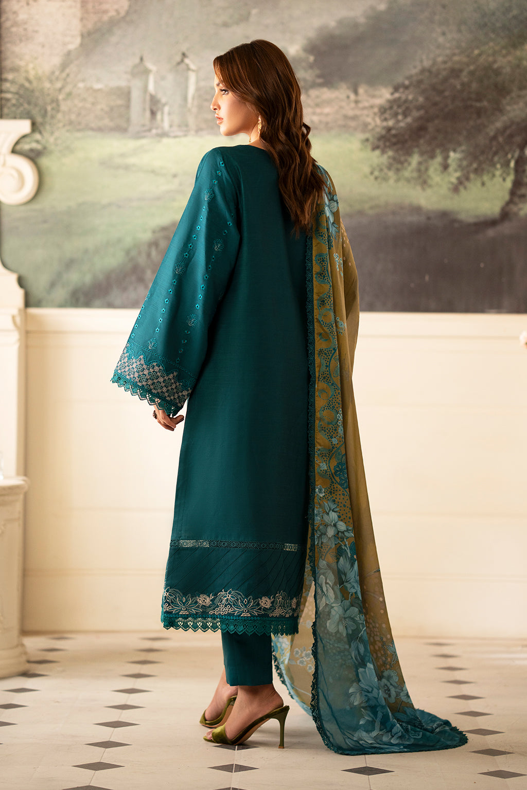 Saad Shaikh | Lumiere Winter | D-03 Foret - Pakistani Designer Dress - by Saad Shaikh | Type: Ladies Clothes - 100% Original at Saira Sultan