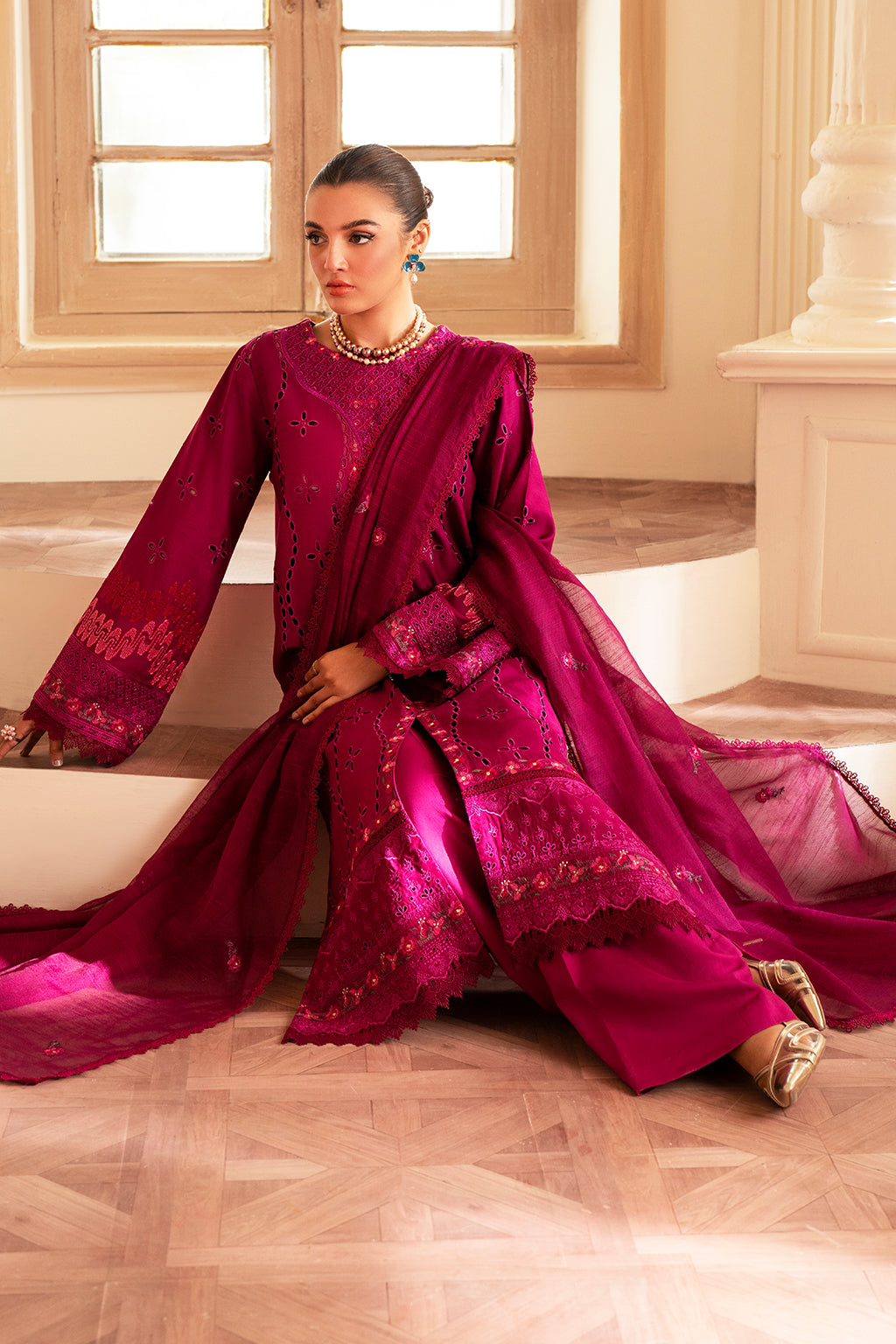 Saad Shaikh | Lumiere Winter | D-04 Arcilla - Pakistani Designer Dress - by Saad Shaikh | Type: Ladies Clothes - 100% Original at Saira Sultan