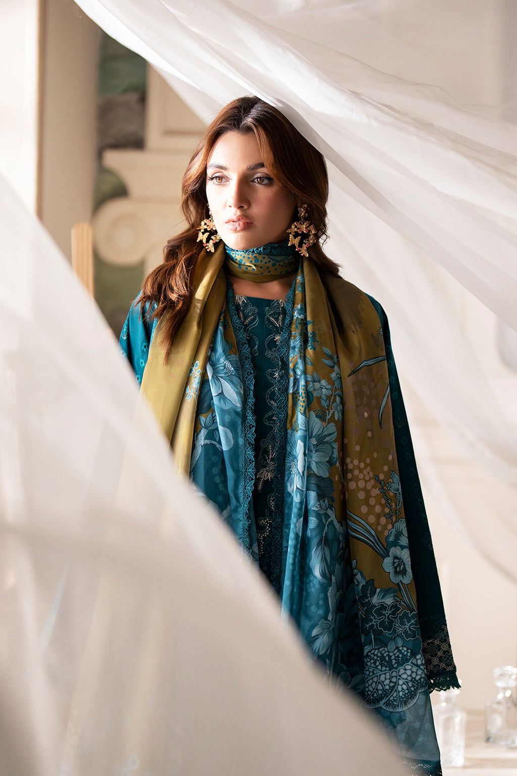 Saad Shaikh | Lumiere Winter | D-03 Foret - Pakistani Designer Dress - by Saad Shaikh | Type: Ladies Clothes - 100% Original at Saira Sultan
