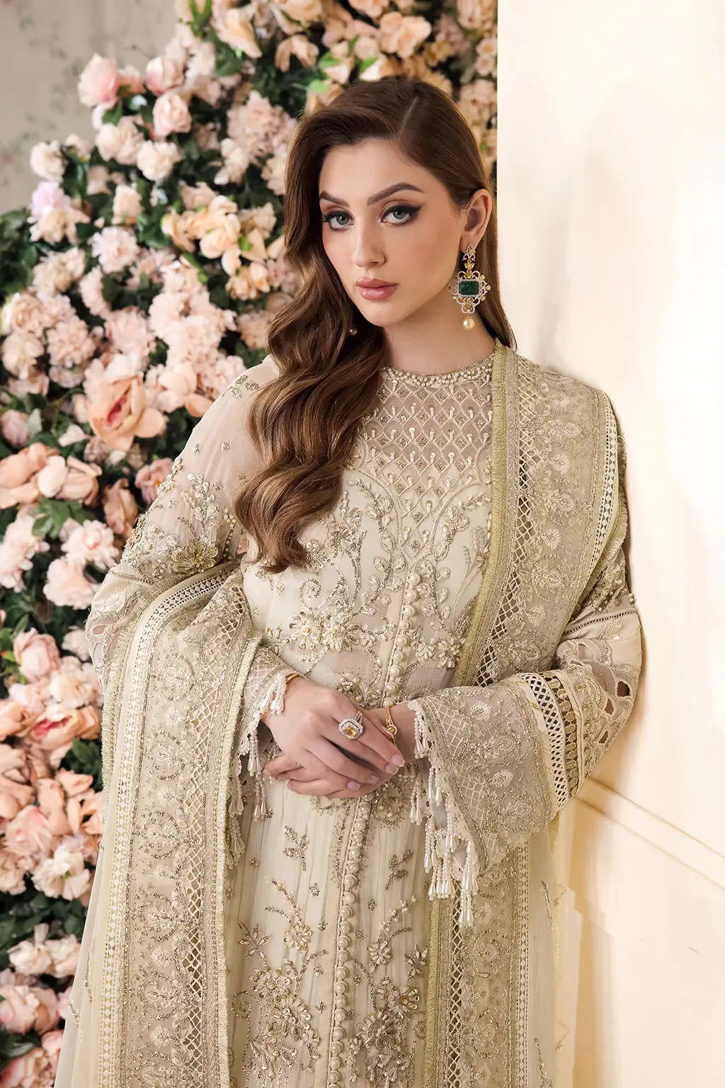 Saad Shaikh | Panache Luxury Chiffon 24 | Noor e Jaan - Pakistani Designer Dress - by Saad Shaikh | Type: Bridal - 100% Original at Saira Sultan