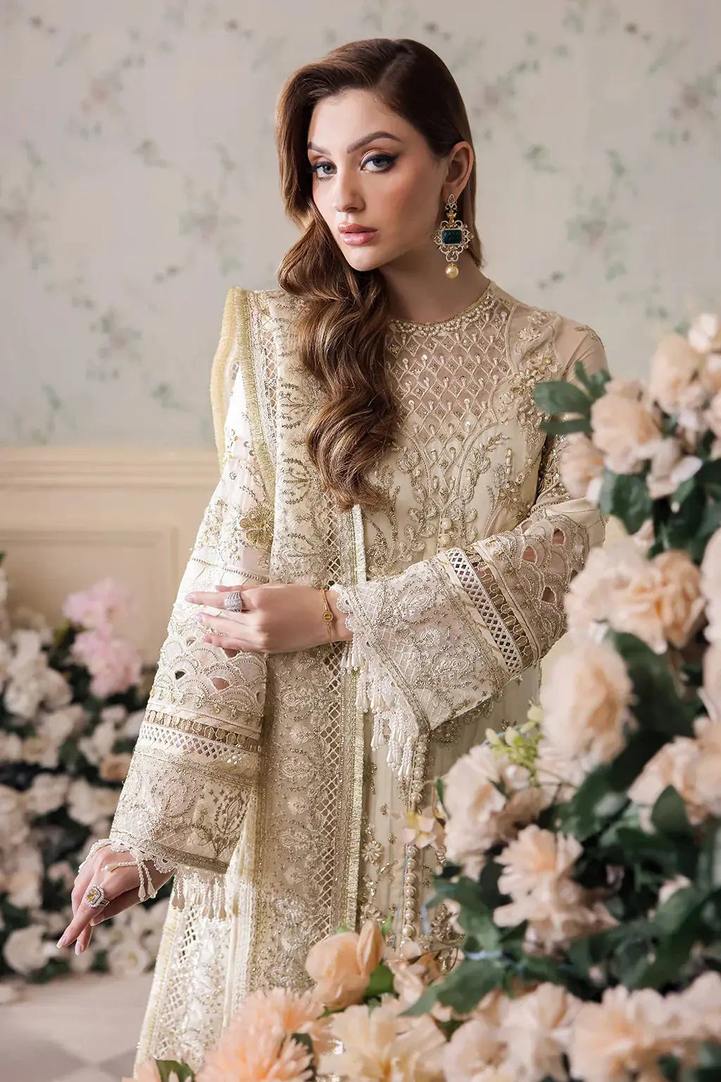 Saad Shaikh | Panache Luxury Chiffon 24 | Noor e Jaan - Pakistani Designer Dress - by Saad Shaikh | Type: Bridal - 100% Original at Saira Sultan