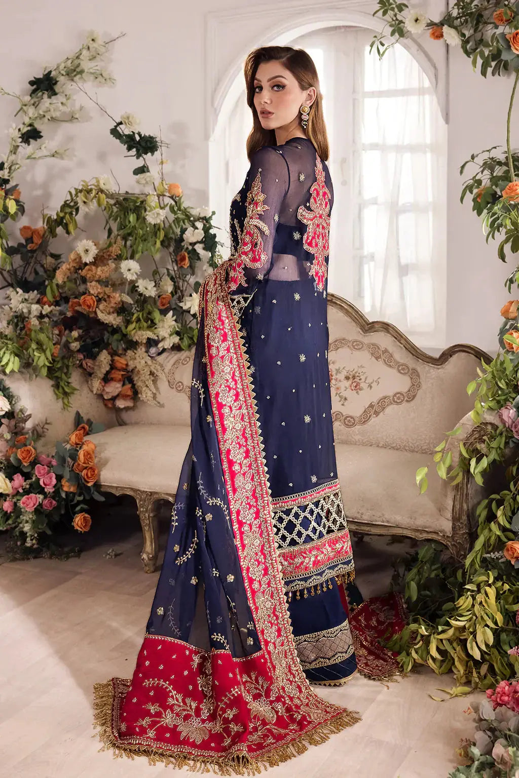 Saad Shaikh | Panache Luxury Chiffon 24 | Zofiya - Pakistani Designer Dress - by Saad Shaikh | Type: Bridal - 100% Original at Saira Sultan