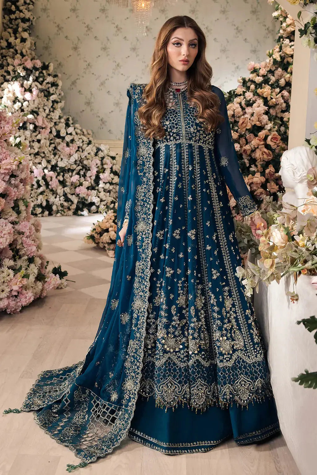 Saad Shaikh | Panache Luxury Chiffon 24 | Yumna - Pakistani Designer Dress - by Saad Shaikh | Type: Bridal - 100% Original at Saira Sultan
