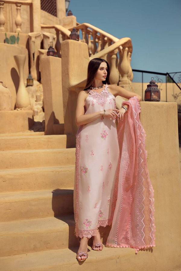 Noor by Saadia Asad | Eid Laserkari Lawn 24 | D5 - Pakistani Designer Dress - by Noor by Saadia Asad | Type: Luxury - 100% Original at Saira Sultan