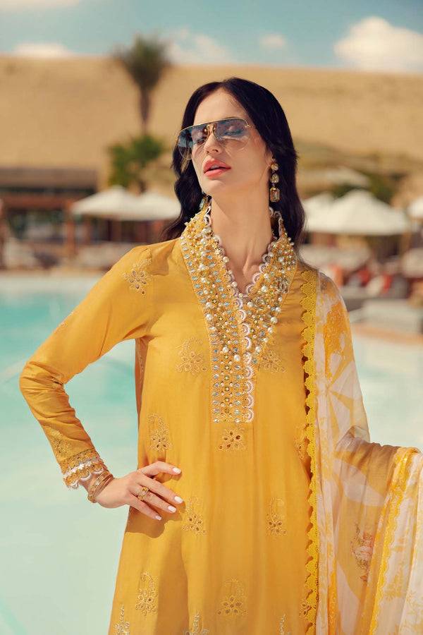 Noor by Saadia Asad | Eid Laserkari Lawn 24 | D9 - Pakistani Designer Dress - by Noor by Saadia Asad | Type: Luxury - 100% Original at Saira Sultan