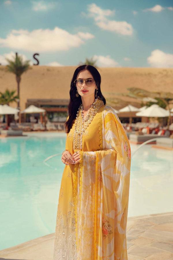 Noor by Saadia Asad | Eid Laserkari Lawn 24 | D9 - Pakistani Designer Dress - by Noor by Saadia Asad | Type: Luxury - 100% Original at Saira Sultan