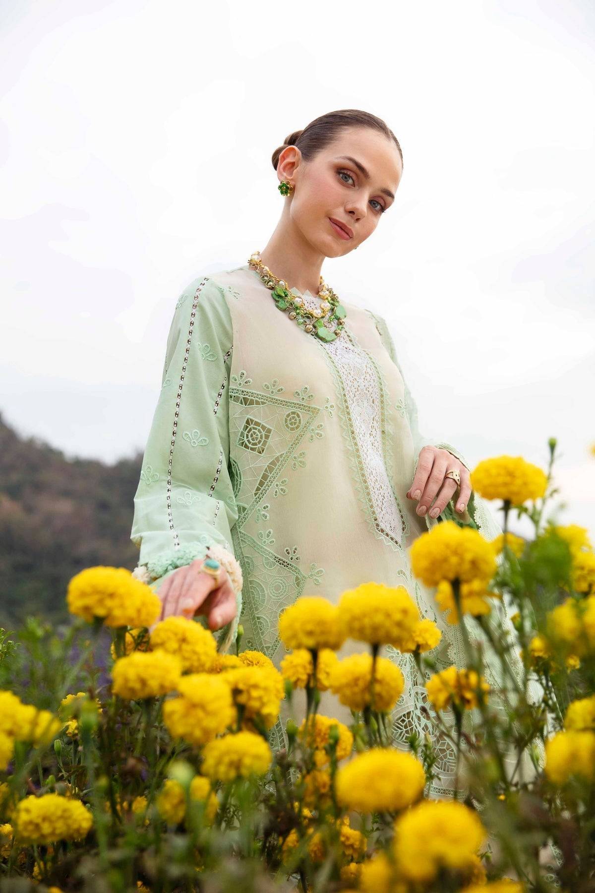Sable Vogue | Luxury Lawn 24 | Nisa - Pakistani Designer Dress - by Sable Vogue | Type: Luxury - 100% Original at Saira Sultan