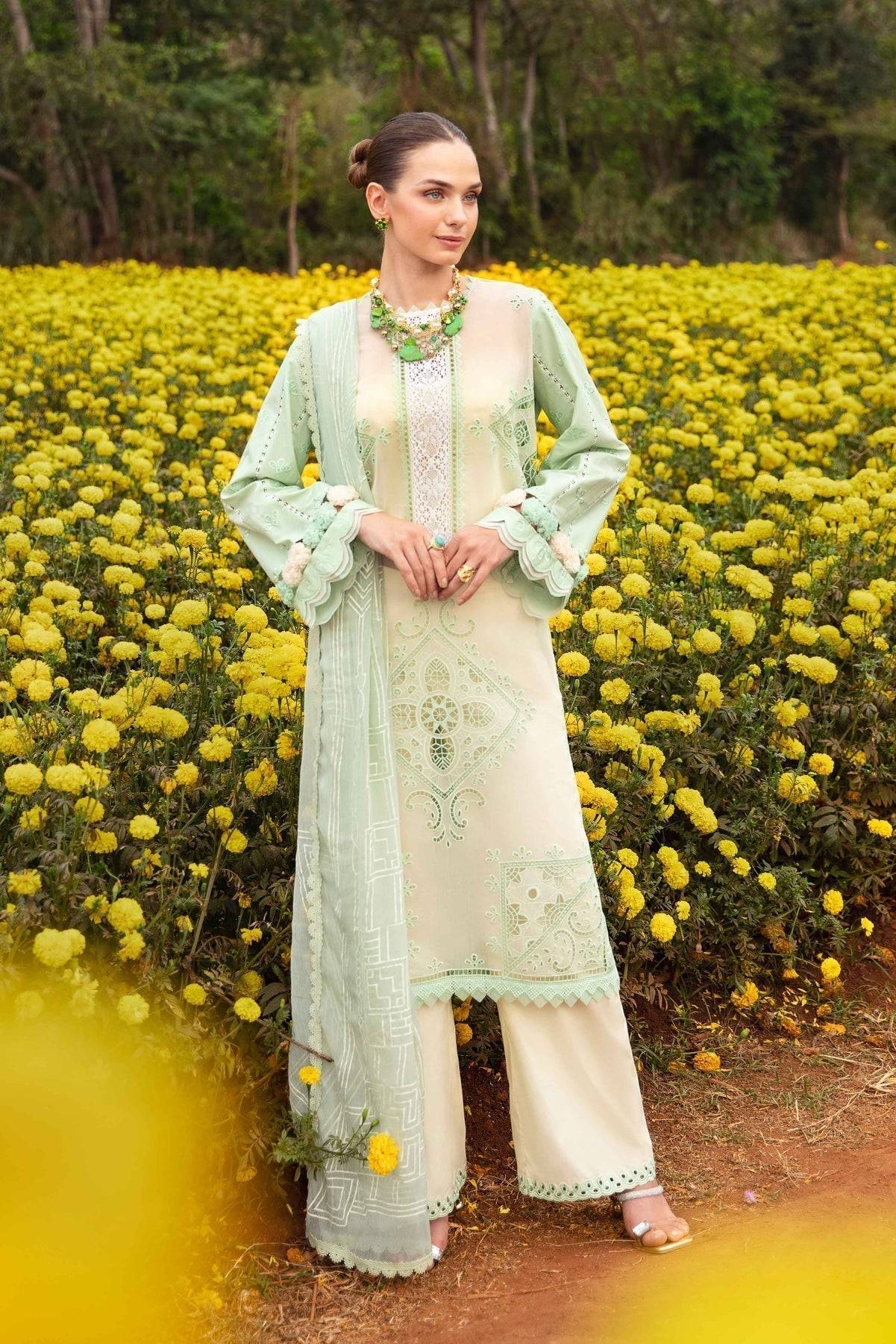 Sable Vogue | Luxury Lawn 24 | Nisa - Pakistani Designer Dress - by Sable Vogue | Type: Luxury - 100% Original at Saira Sultan