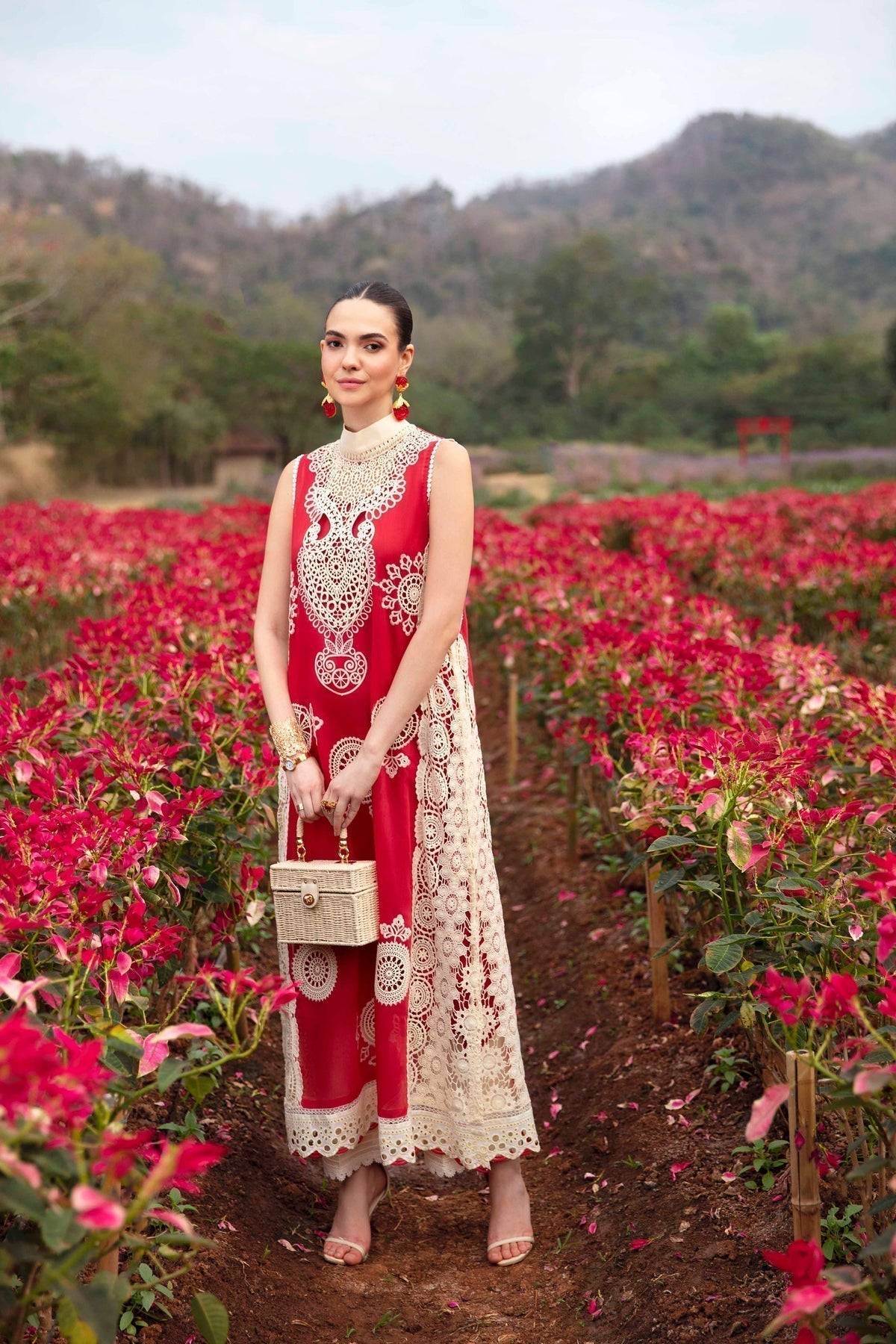 Sable Vogue | Luxury Lawn 24 | Carnelian - Pakistani Designer Dress - by Sable Vogue | Type: Luxury - 100% Original at Saira Sultan
