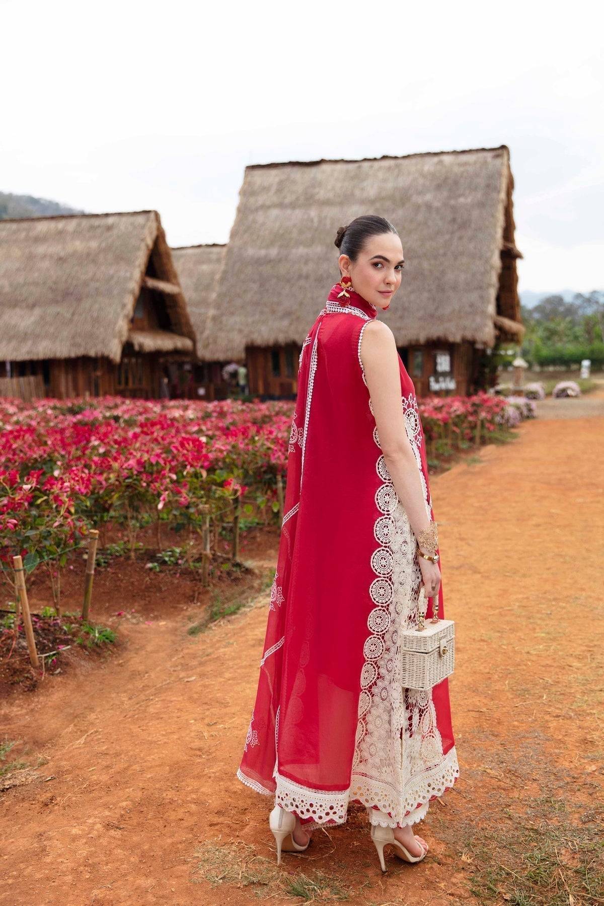 Sable Vogue | Luxury Lawn 24 | Carnelian - Pakistani Designer Dress - by Sable Vogue | Type: Luxury - 100% Original at Saira Sultan