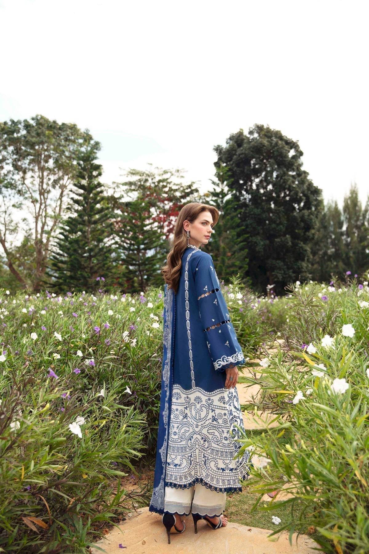 Sable Vogue | Luxury Lawn 24 | Afina - Pakistani Designer Dress - by Sable Vogue | Type: Luxury - 100% Original at Saira Sultan