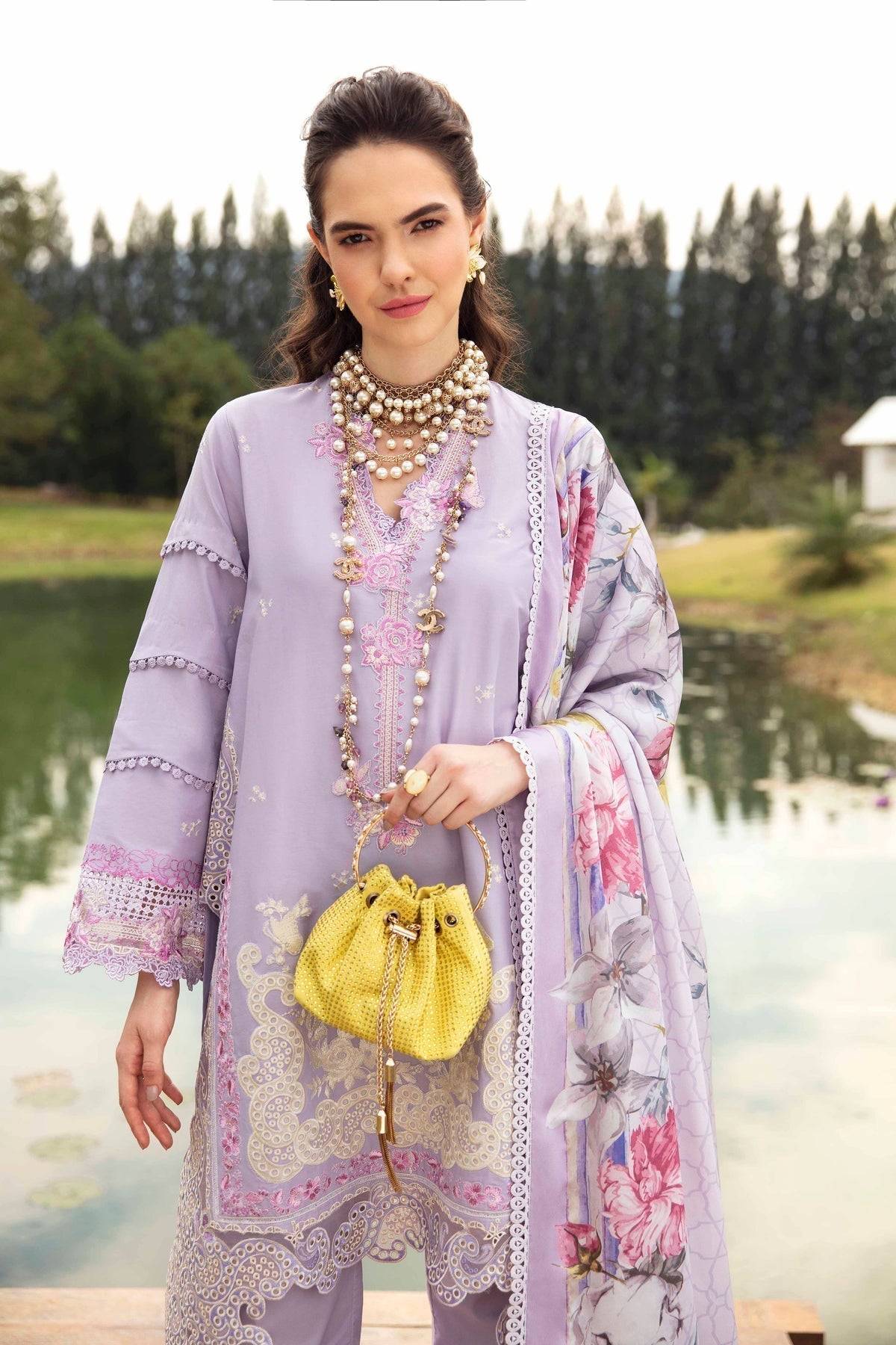 Sable Vogue | Luxury Lawn 24 | Aster - Pakistani Designer Dress - by Sable Vogue | Type: Luxury - 100% Original at Saira Sultan