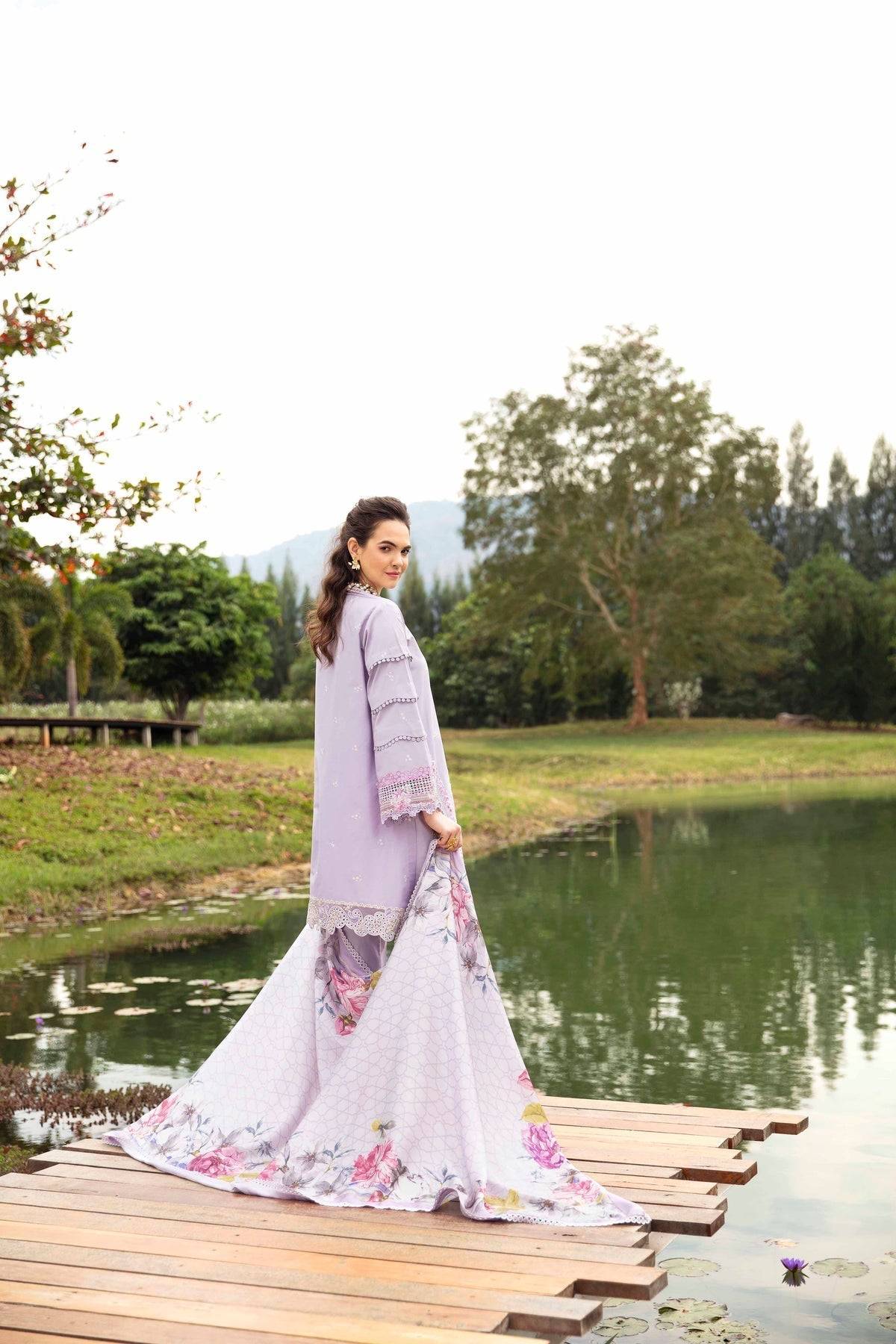 Sable Vogue | Luxury Lawn 24 | Aster - Pakistani Designer Dress - by Sable Vogue | Type: Luxury - 100% Original at Saira Sultan