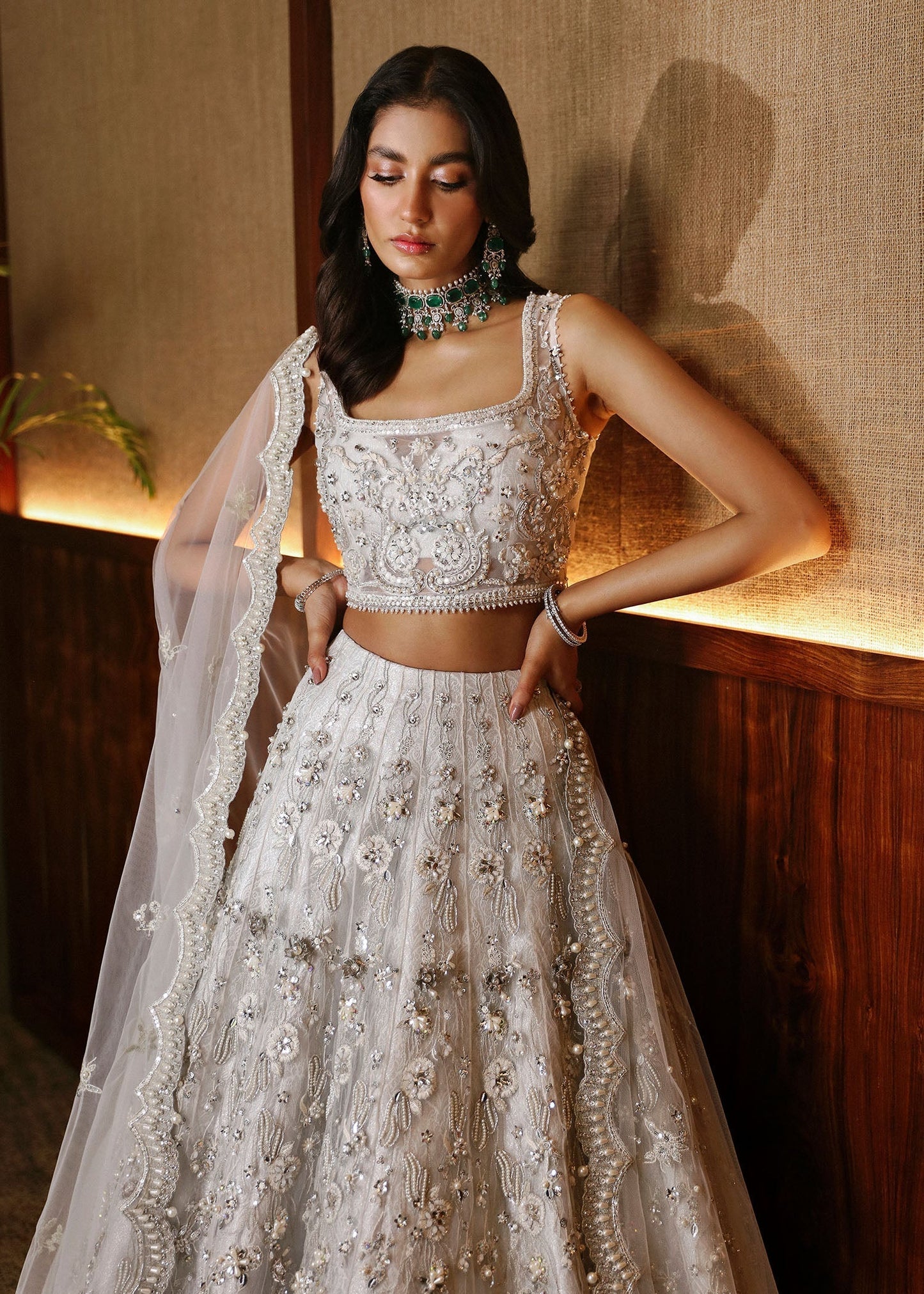 Sadaf Fawad Khan | Late Checkout at the Fred | Pearl River L Silver Net