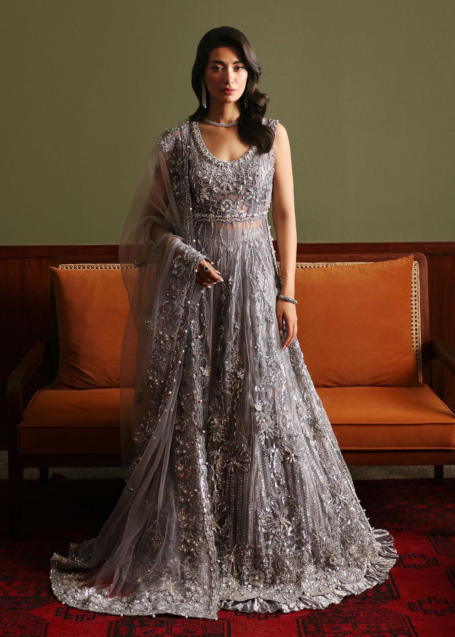 Sadaf Fawad Khan | Late Checkout at the Fred | Leis XS Steel Gray Hue Net
