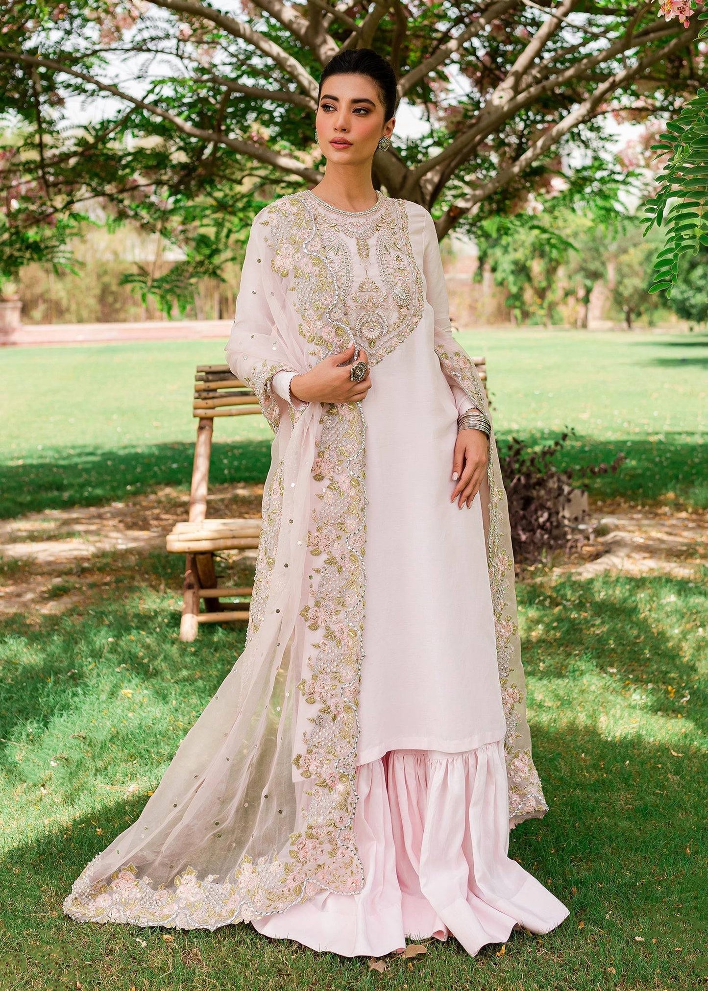 Sadaf Fawad Khan | Zinnia Festive Formals | Mehr - Pakistani Designer Dress - by Sadaf Fawad Khan | Type: Formal - 100% Original at Saira Sultan