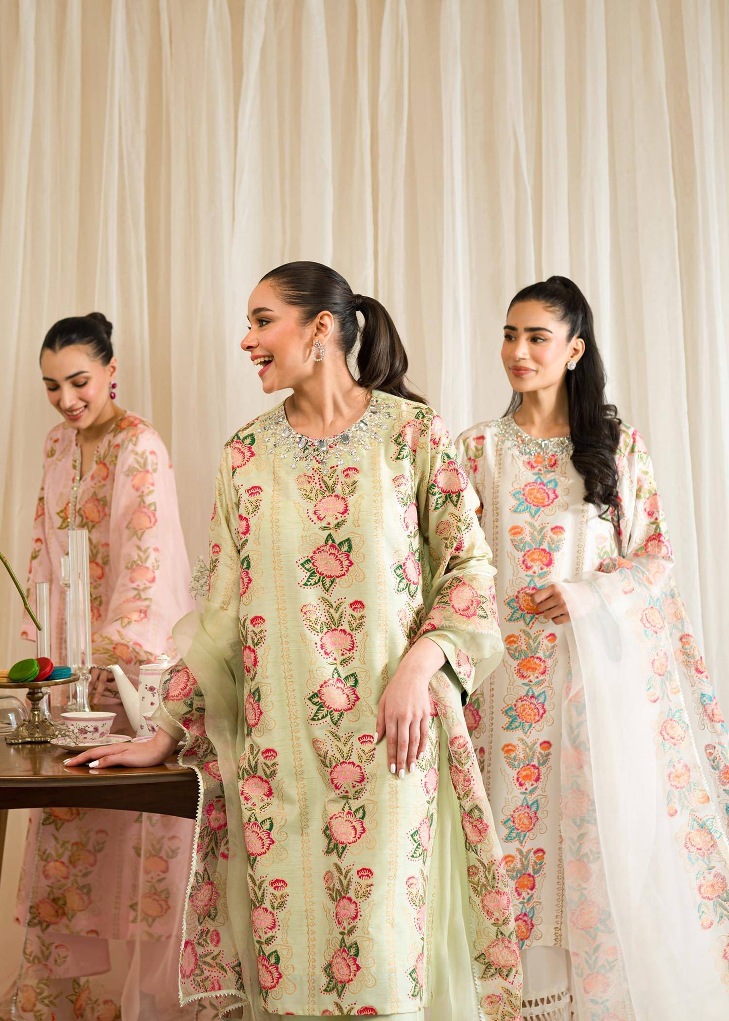 Sadaf Fawad Khan | Eid Pret 24 | Sanem - Pakistani Designer Dress - by Sadaf Fawad Khan | Type: Formal - 100% Original at Saira Sultan
