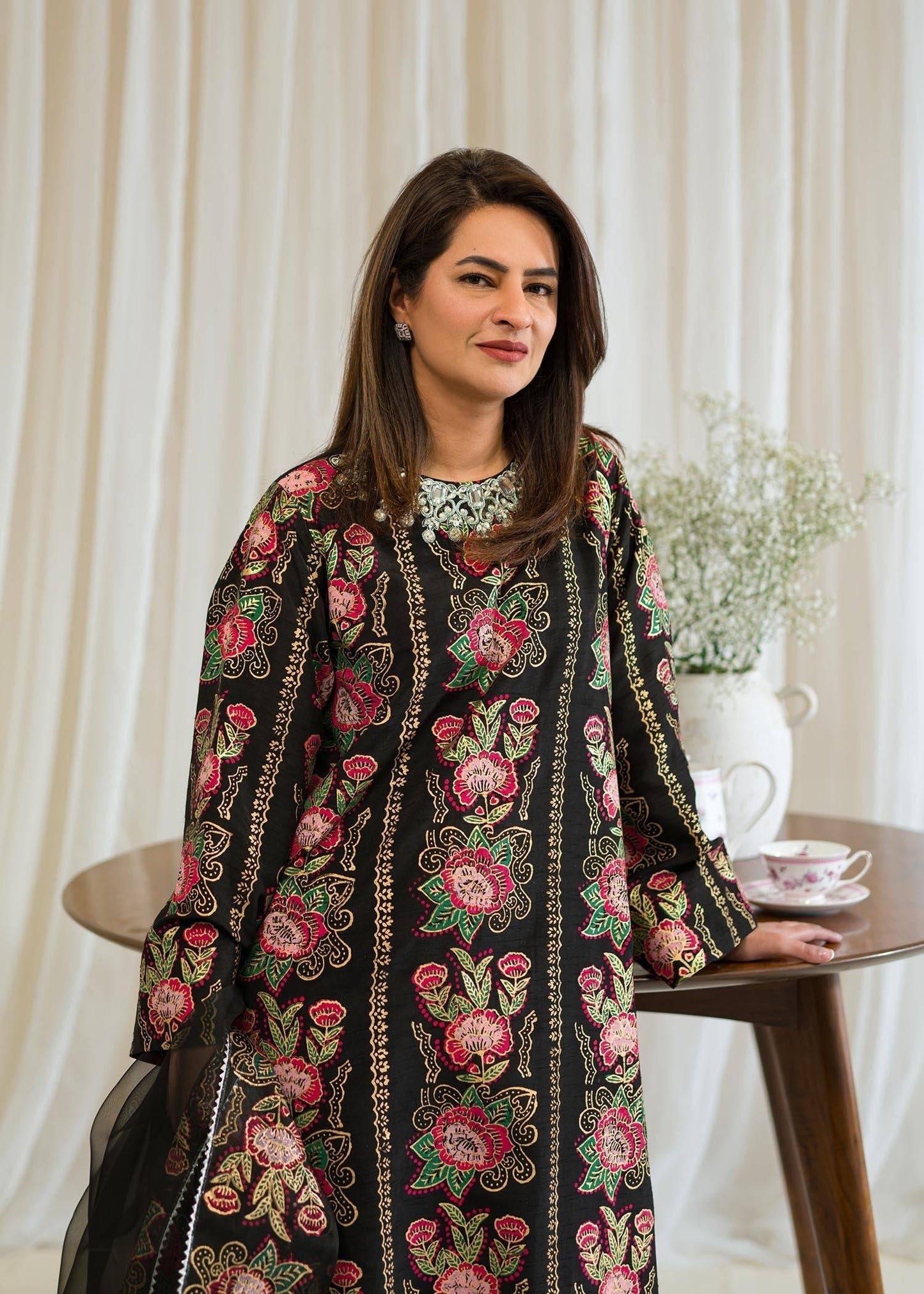 Sadaf Fawad Khan | Eid Pret 24 | Zaria - Pakistani Designer Dress - by Sadaf Fawad Khan | Type: Formal - 100% Original at Saira Sultan