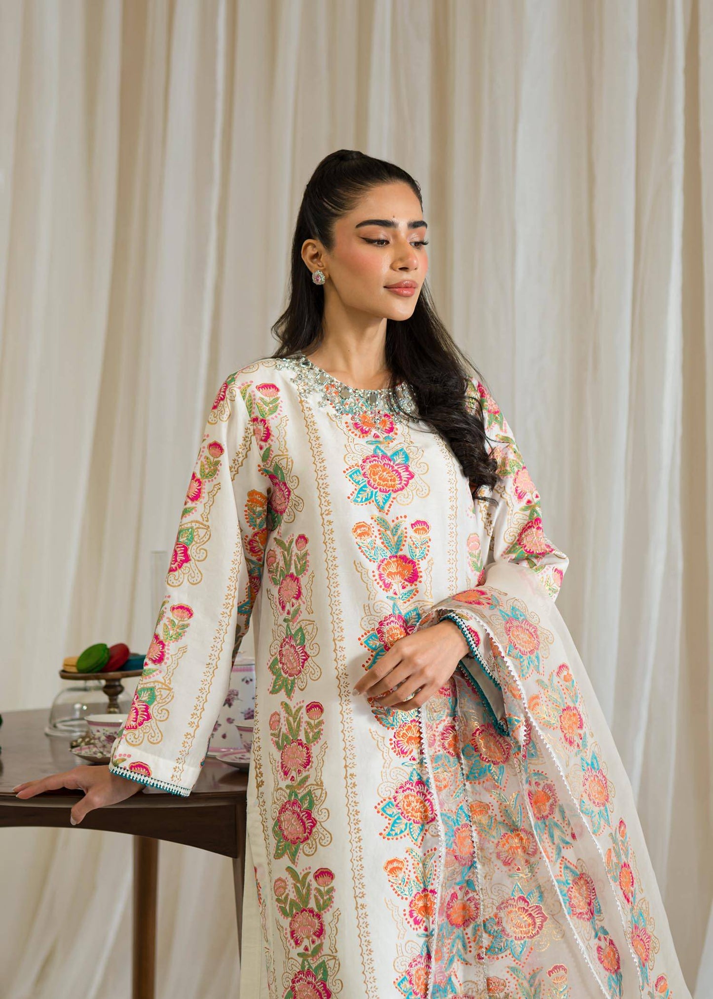 Sadaf Fawad Khan | Eid Pret 24 | Emel - Pakistani Designer Dress - by Sadaf Fawad Khan | Type: Formal - 100% Original at Saira Sultan