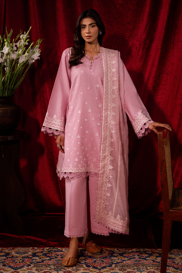 Saffron | Celestial Fall 24 | BLUSH BREEZE XS Blush Pink Khaddar
