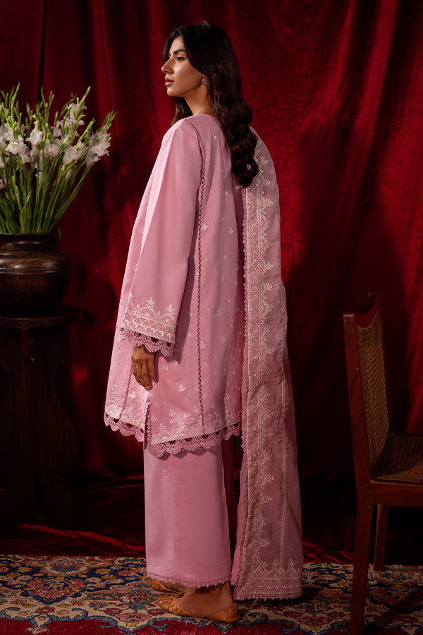 Saffron | Celestial Fall 24 | BLUSH BREEZE S Blush Pink Khaddar