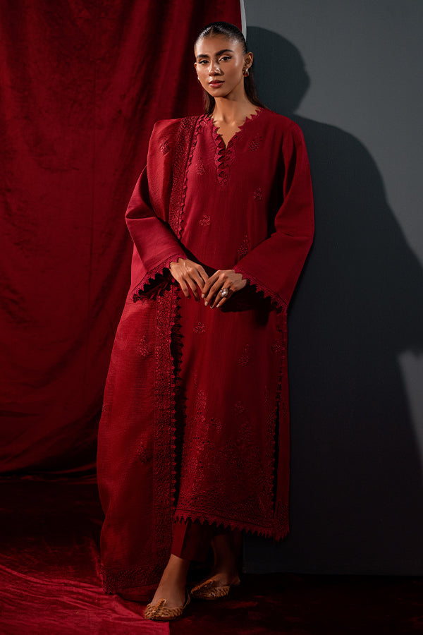 Saffron | Celestial Fall 24 | RUBY FABLE L Haute Red Khaddar