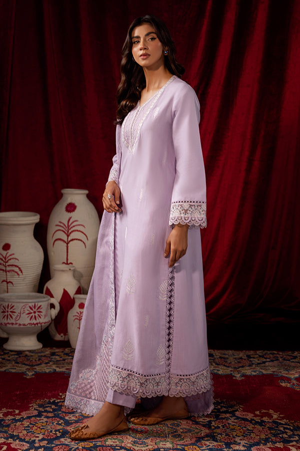 Saffron | Celestial Fall 24 | LILY BLOOM XL Lilac Khaddar