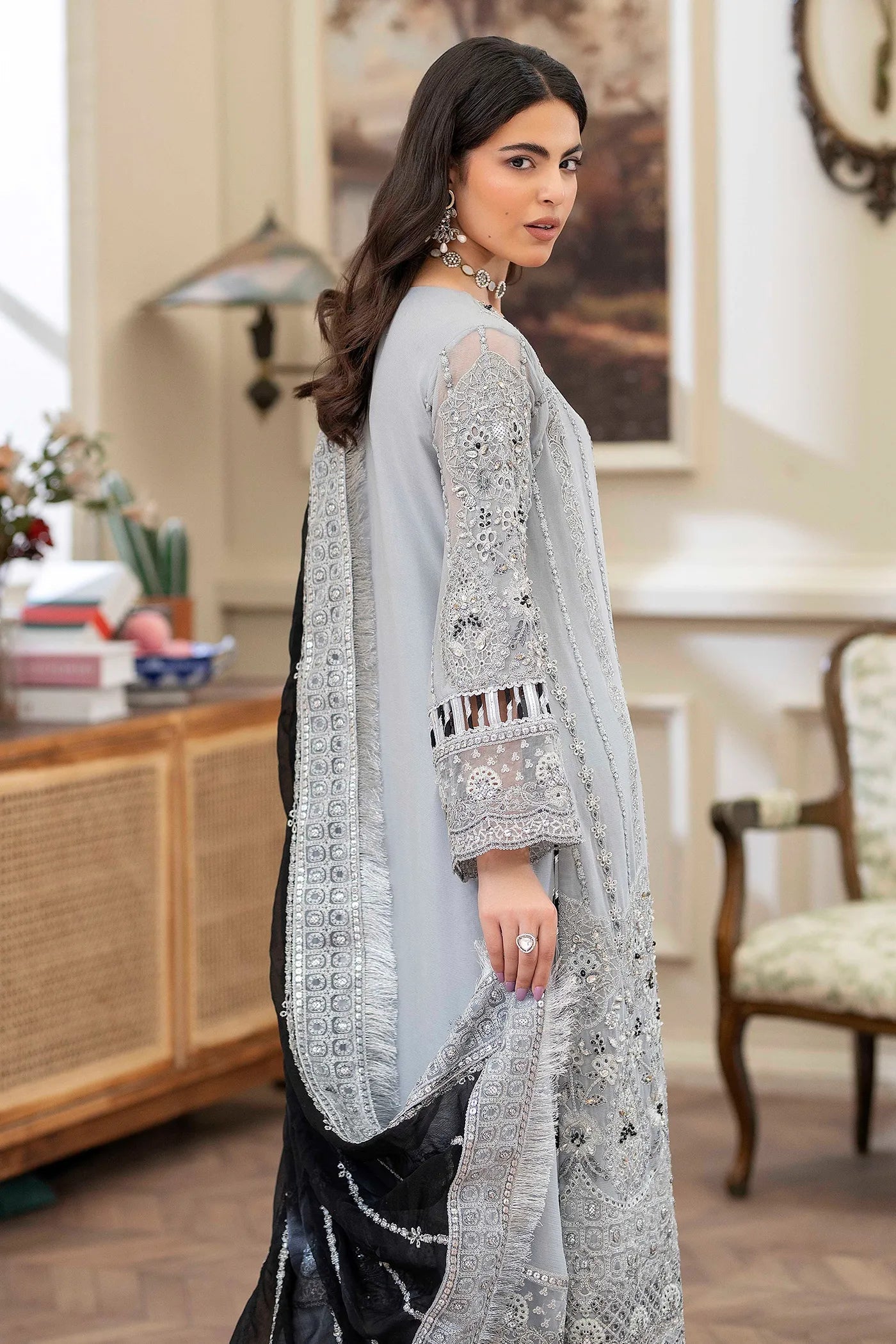Adans Libas | Saleeqa Chiffon 25 | SALEEQA 7517 - Pakistani Designer Dress - by Adans Libas - Type : Ladies Clothes - 100% Original at Saira Sultan